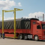 PÓRTICO MÓVEL EM FORMATO C