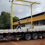 PÓRTICO MÓVEL EM FORMATO C